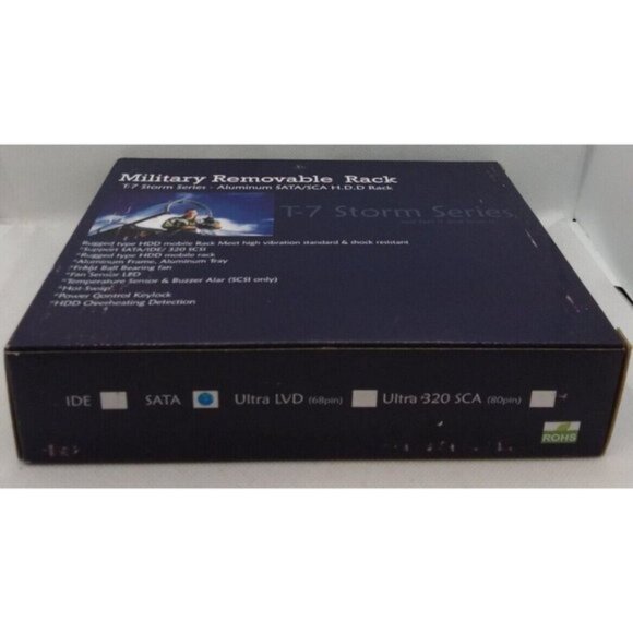 iStarUSA T-7-SA 1 x 5.25 Bay Military Series Sata 3.5 Hard Drive Mobile Rack - Picture 9 of 12